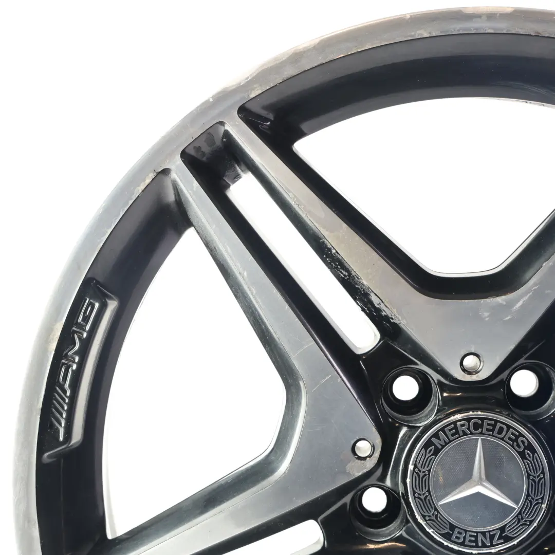 Mercedes W176 W246 AMG Wheel Alloy Rim 18" 5 Double Spoke ET:52 7.5J - SKU A1764010302-3 - Part number A1764010302
