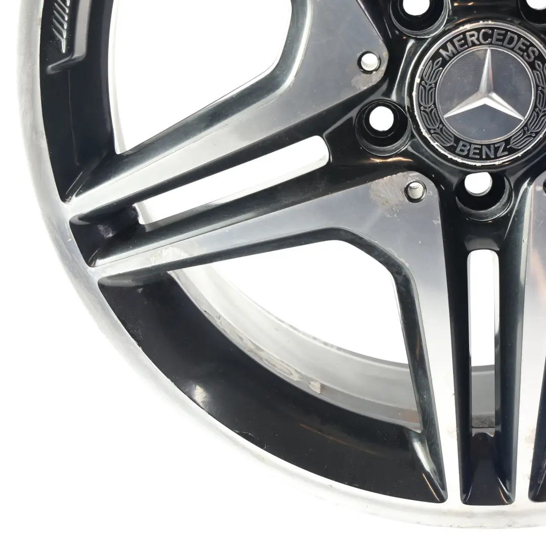 Alloy Rim 18" 5 Double Spoke ET:52 7.5J to Mercedes W176 W246 AMG Wheel with Part number A1764010302 Mercedes W176 W246 AMG Wheel Alloy Rim 18" 5 Double Spoke ET:52 7.5J - SKU A1764010302-3 - Part number A1764010302