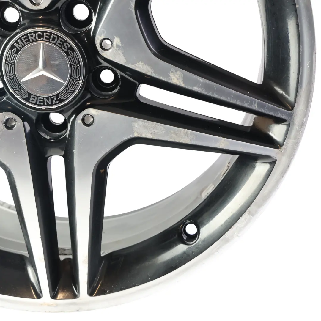 Mercedes W176 W246 AMG Wheel Alloy Rim 18" 5 Double Spoke ET:52 7.5J - SKU A1764010302-3 - Part number A1764010302