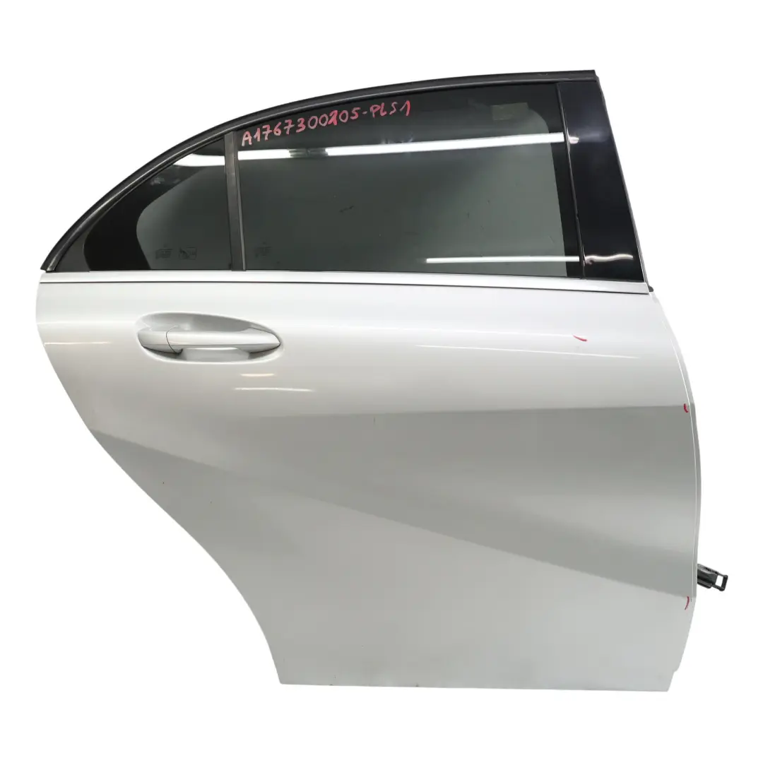 Tür Hinten Rechts A-Klasse Polarsilber Metallic - 761 für Mercedes W176 mit Teilenummer A1767300205 Mercedes W176 Tür Hinten Rechts A-Klasse Polarsilber Metallic - 761 - SKU A1767300205-PLS1 - Teilenummer A1767300205