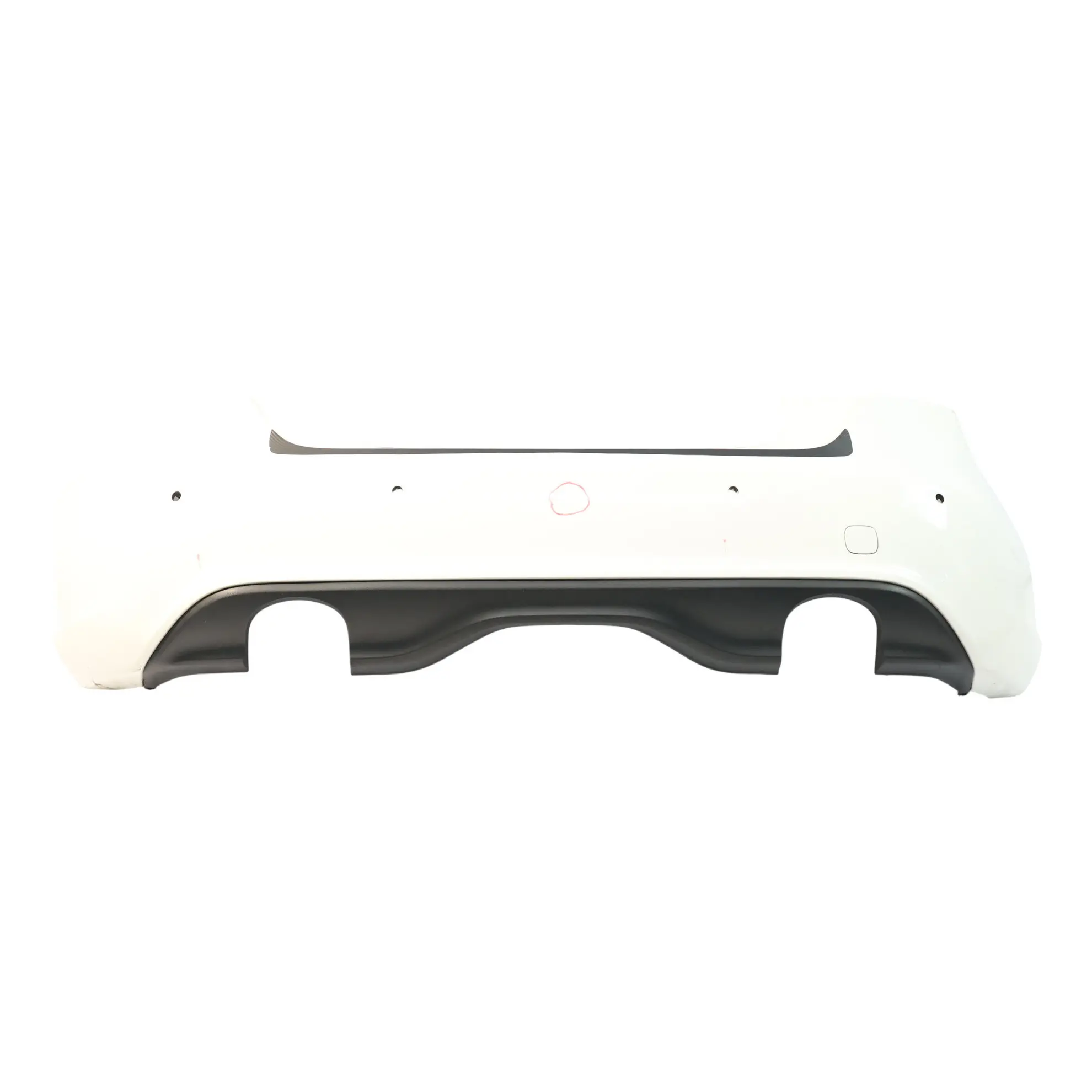 Mercedes W176 Bumper Rear Trim Panel Cover Calcite White - 650