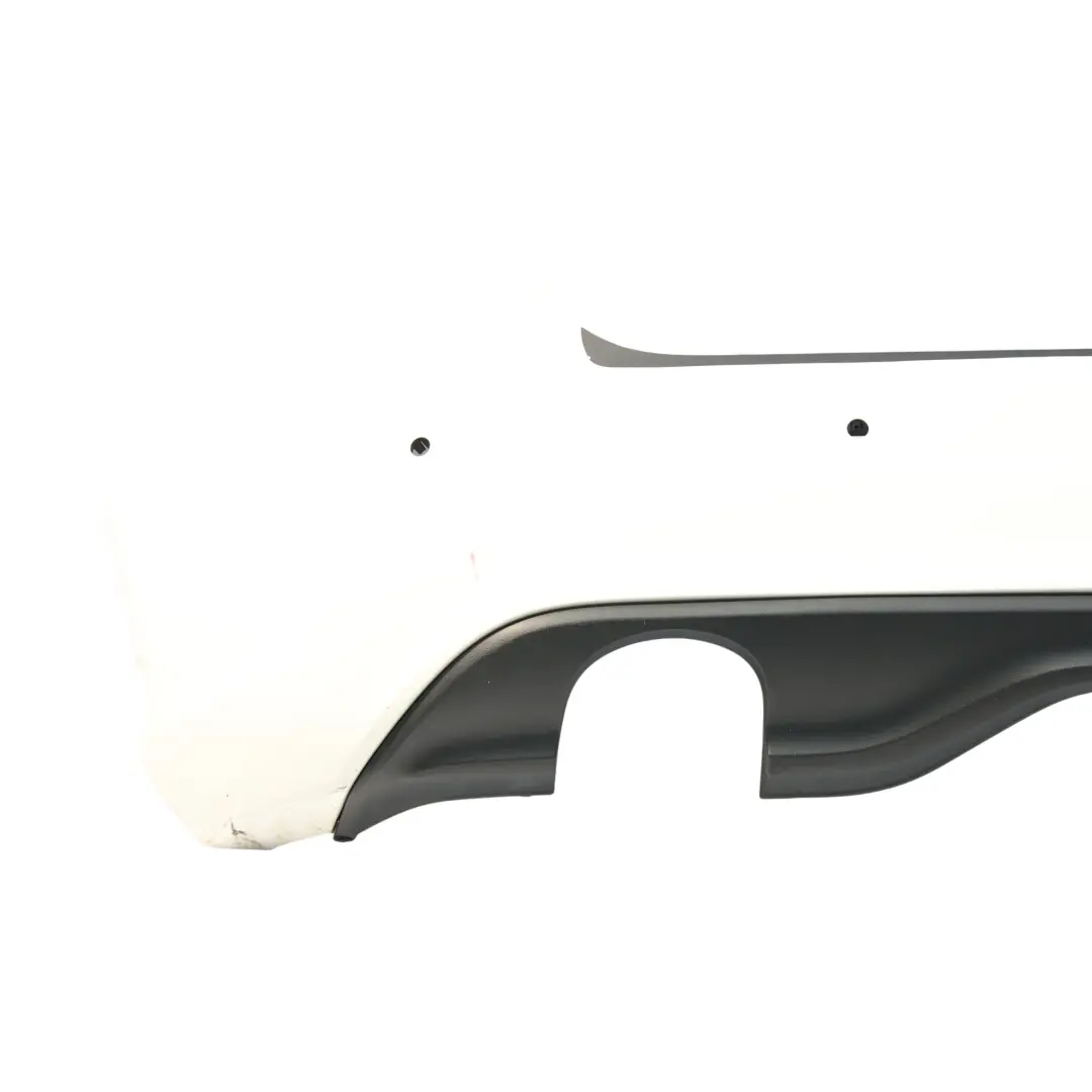 Mercedes W176 Bumper Rear Trim Panel Cover Calcite White - 650 - SKU A1768800540-CW - Part number A1768800540