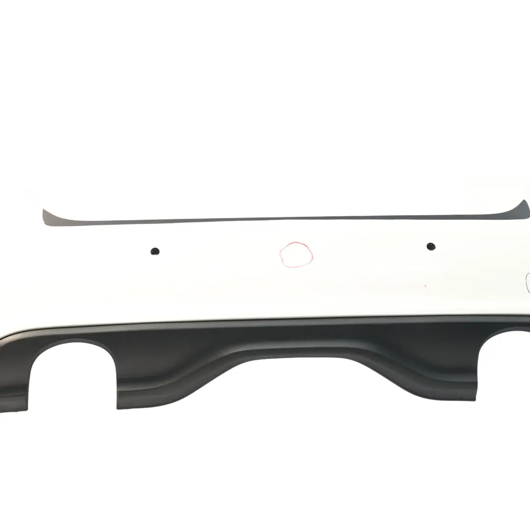Mercedes W176 Zderzak Tylny Calcite White Biały - 650 - SKU A1768800540-CW - Numer Części A1768800540