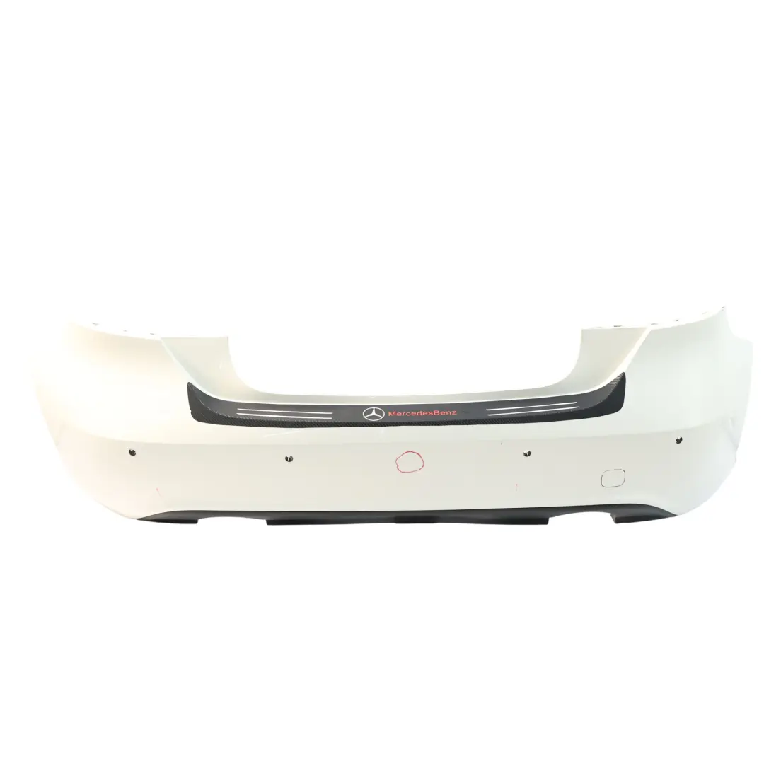Mercedes W176 Bumper Rear Trim Panel Cover Calcite White - 650 - SKU A1768800540-CW - Part number A1768800540