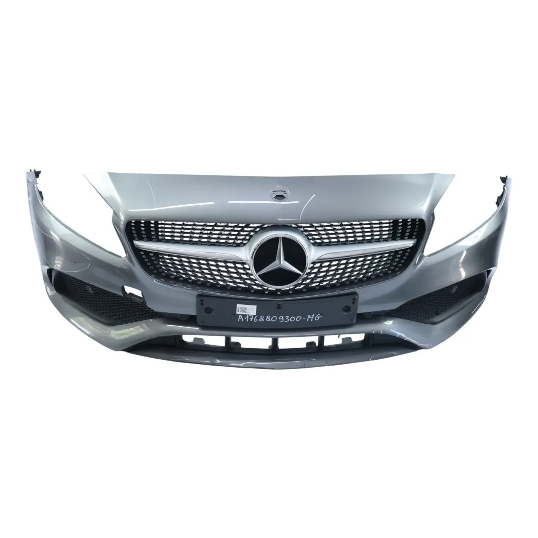 Mercedes W176 Front Bumper AMG Trim Panel Cover Mountain Grey 787 - SKU A1768809300-MG - Part number A1768809300-MG