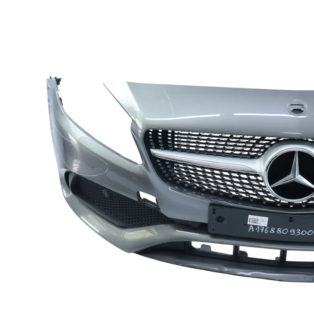 Mercedes W176 Front Bumper AMG Trim Panel Cover Mountain Grey 787 - SKU A1768809300-MG - Part number A1768809300-MG