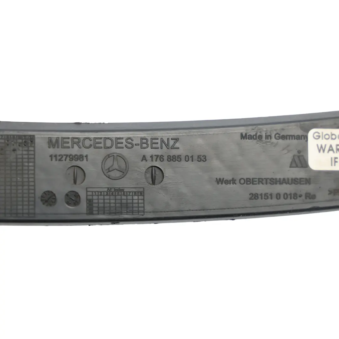 Mercedes W176 Rear Bumper Trim Grille Cover Insert Left N/S Black - SKU A1768860153 - Part number A1768860153