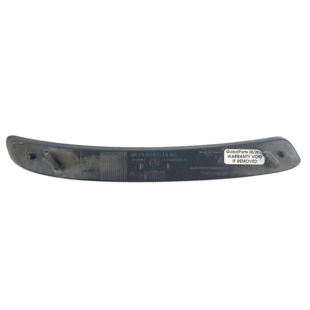 Mercedes W176 Rear Bumper Trim Grille Cover Insert Left N/S Black - SKU A1768860153 - Part number A1768860153