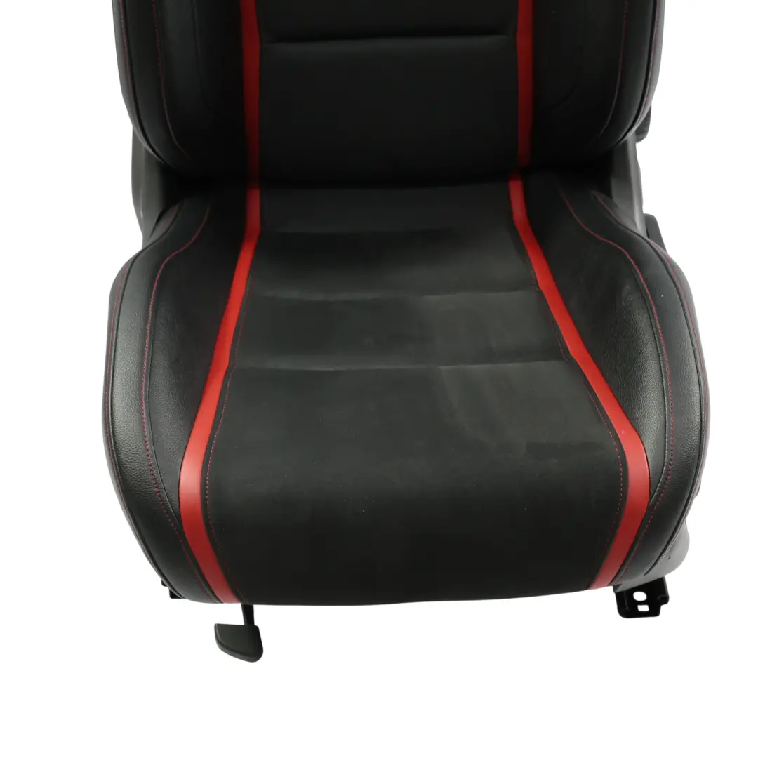 Mercedes W176 Front Seat Heated AMG Performance Leather Black Red Left N/S - SKU A1769103602-2 - Part number A1769103602
