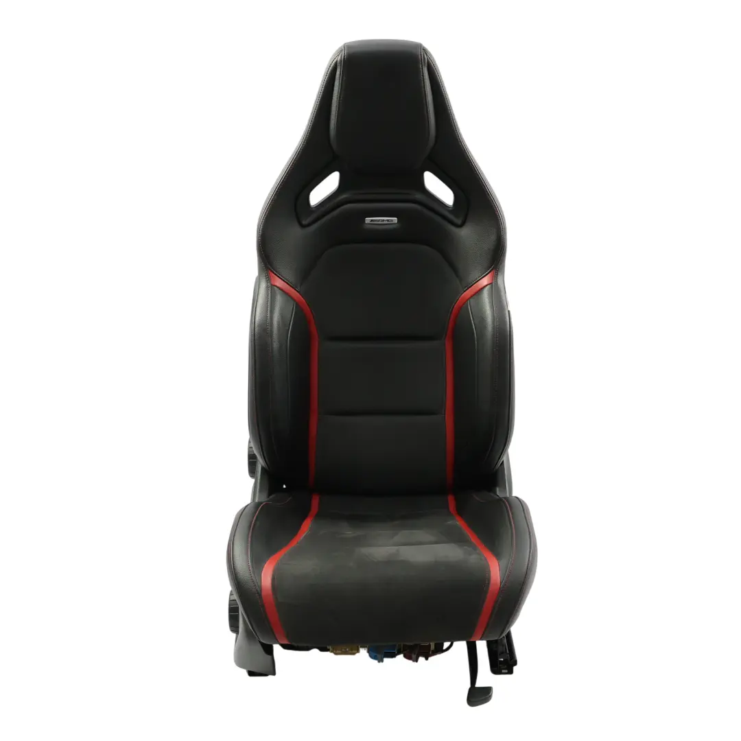 Mercedes W176 Fotel Przedni Prawy AMG Performance Skórzany Grzany Czarny - SKU A1769103702-2 - Numer Części A1769103702