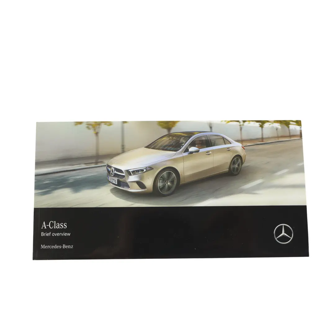 Mercedes W177 Owner's Handbook Information Booklet CD Wallet Pouch Case Set - SKU A1775842510 - Part number A1775842510