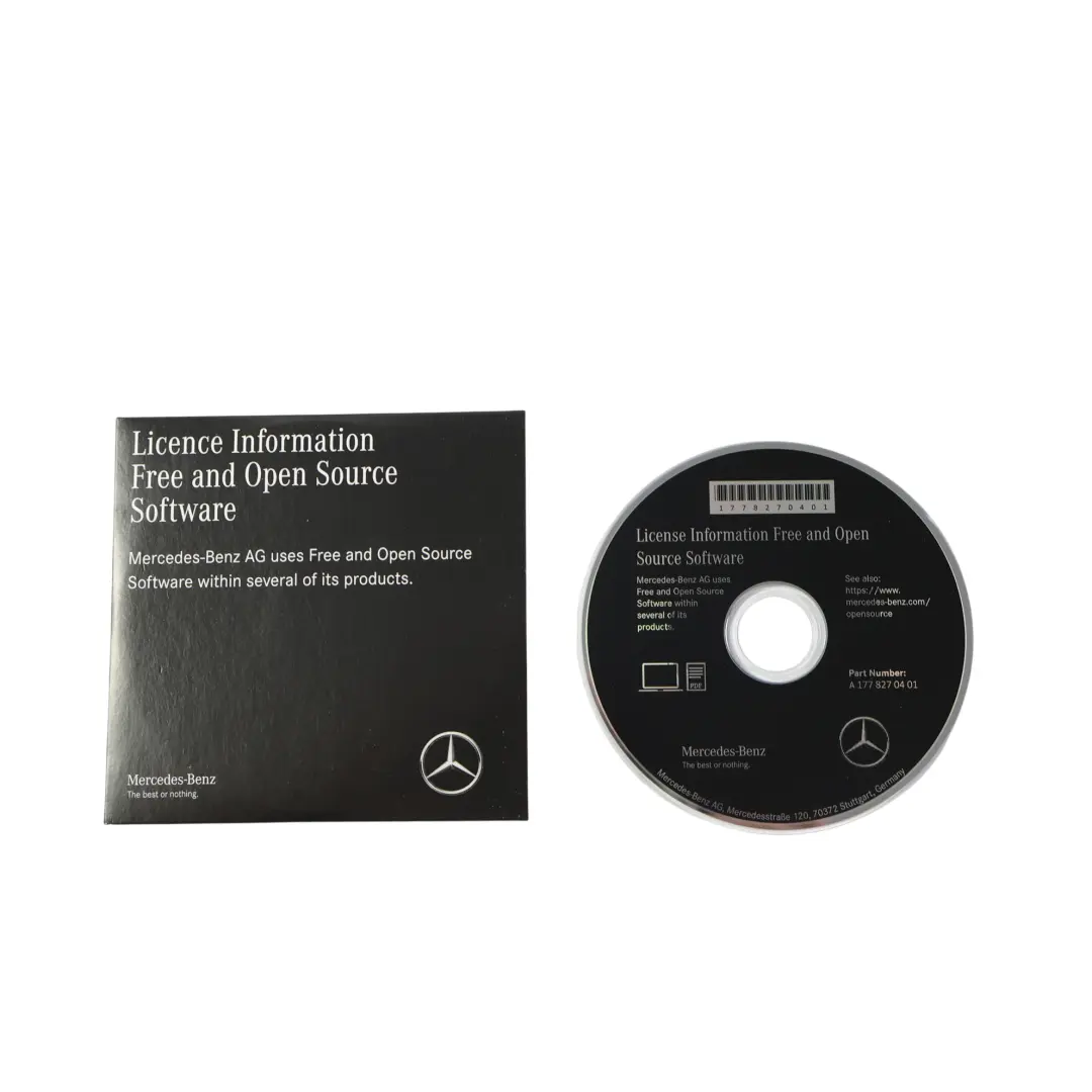 Mercedes W177 Set Custodia Portafoglio CD Libretto Manuale Proprietario - SKU A1775842510 - Numero di parte A1775842510