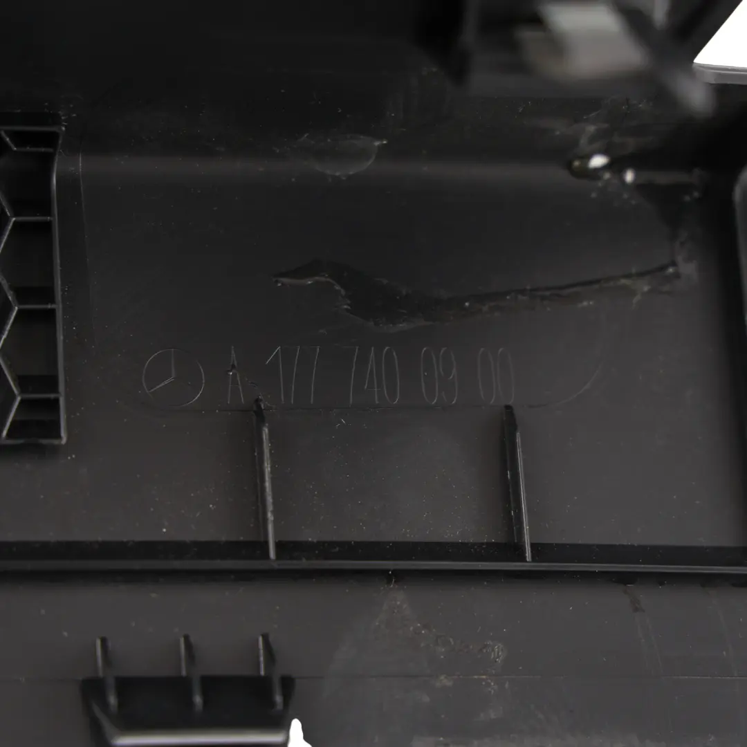 Boot Trunk Lid Tailgate Lock Cover Panel Trim to Mercedes W177 with Part number A1777400900 Mercedes W177 Boot Trunk Lid Tailgate Lock Cover Panel Trim - SKU A1777400900 - Part number A1777400900