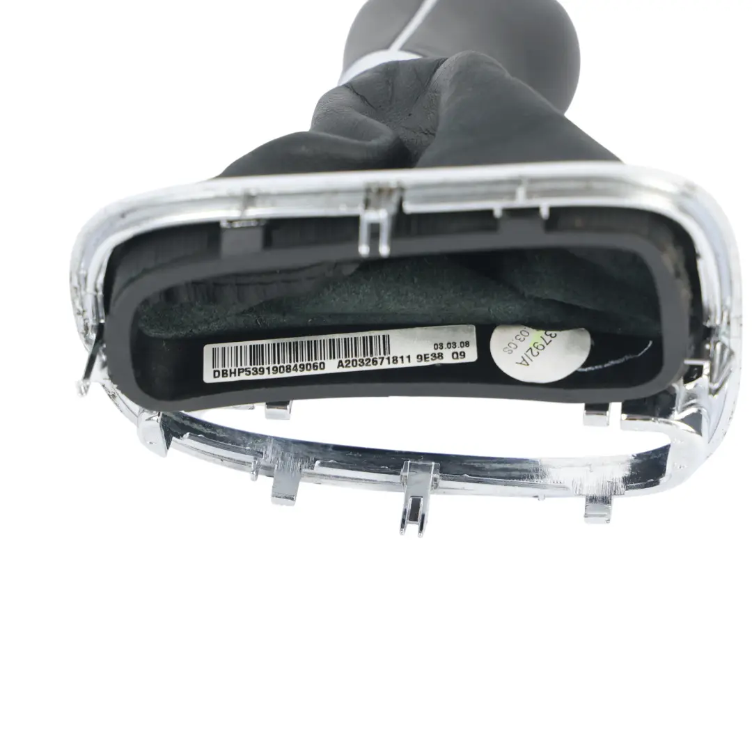 Mercedes C209 Cuffia Cambio in Pelle Leva Selettore Automatico - SKU A2032671811 - Numero di parte A2032671811