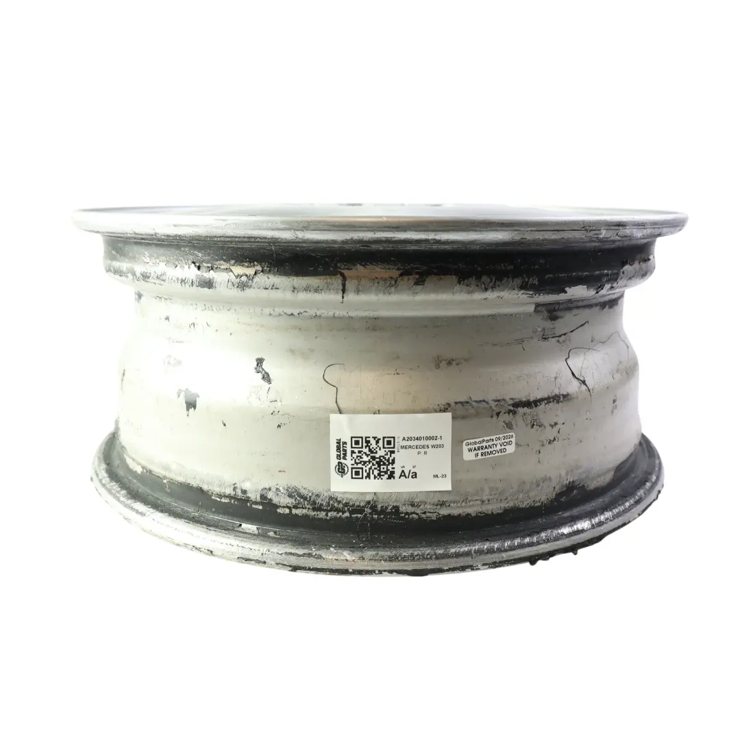 Mercedes W203 Felga Aluminiowa Srebrna 15" 6J ET:31 - SKU A2034010002-1 - Numer Części A2034010002