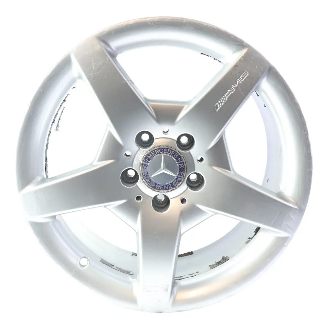 Mercedes W203 Felge Alu Hinten Silber 17" 8,5J ET:34 5-Speiche - SKU A2034014602-1 - Teilenummer A2034014602