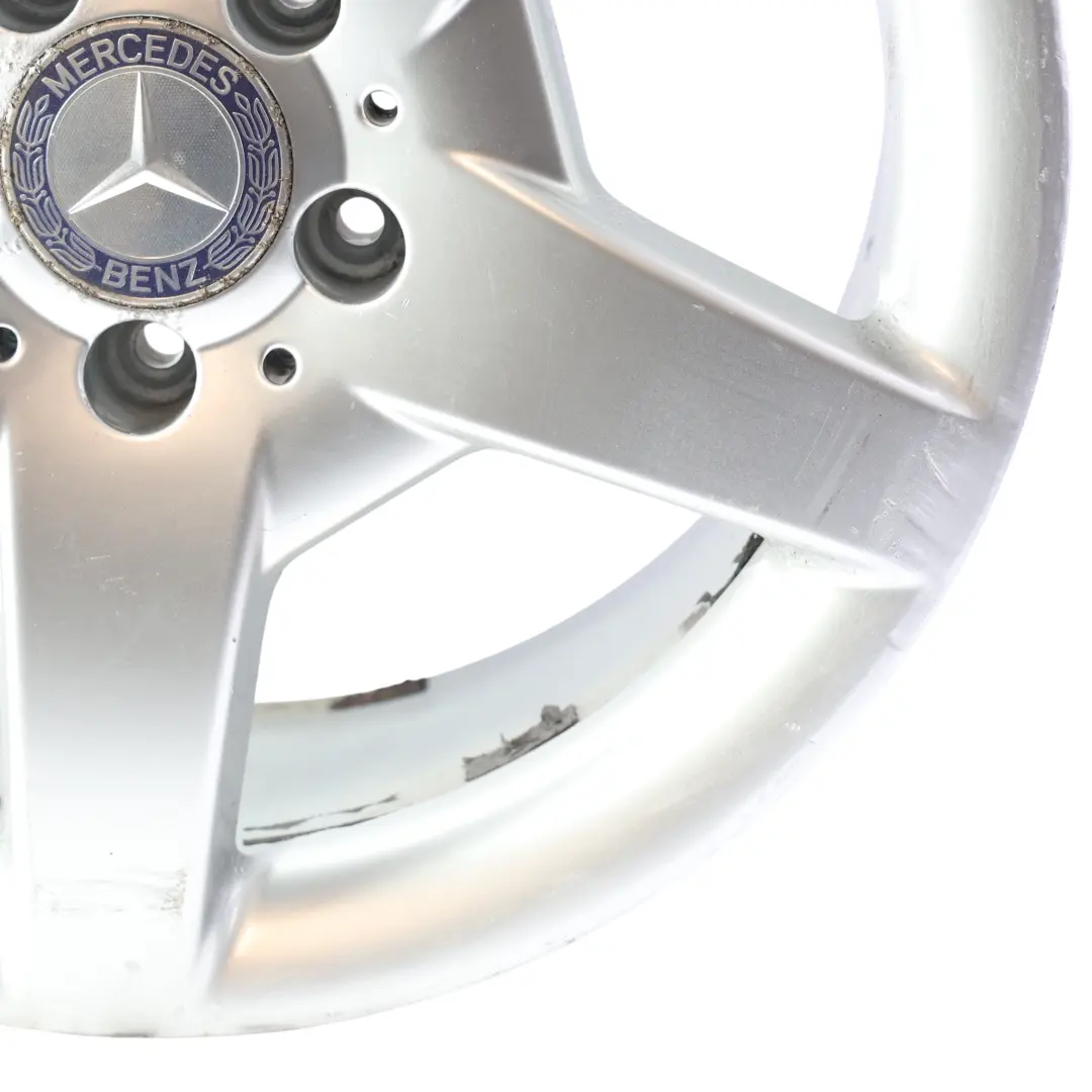 Mercedes W203 Felge Alu Hinten Silber 17" 8,5J ET:34 5-Speiche - SKU A2034014602-1 - Teilenummer A2034014602