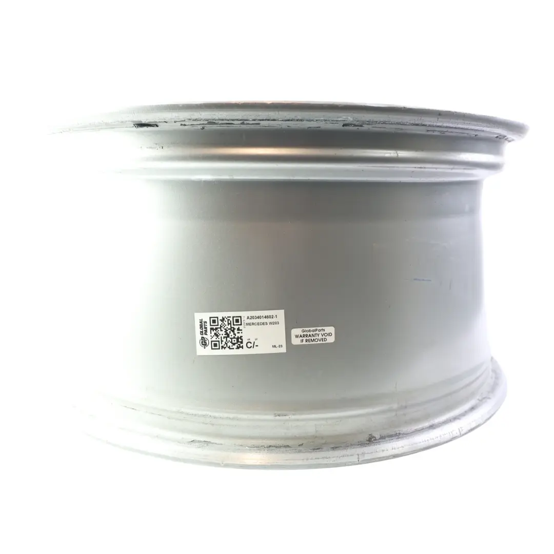 Mercedes W203 Felge Alu Hinten Silber 17" 8,5J ET:34 5-Speiche - SKU A2034014602-1 - Teilenummer A2034014602