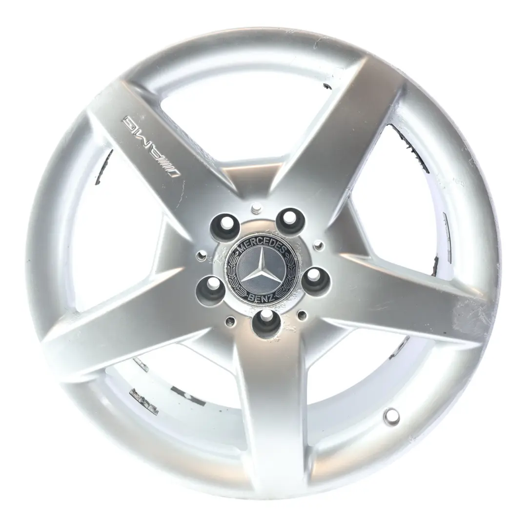 Mercedes W203 Felge Alu Hinten Silber 17" 8,5J ET:34 5 Speiche - SKU A2034014602-2 - Teilenummer A2034014602