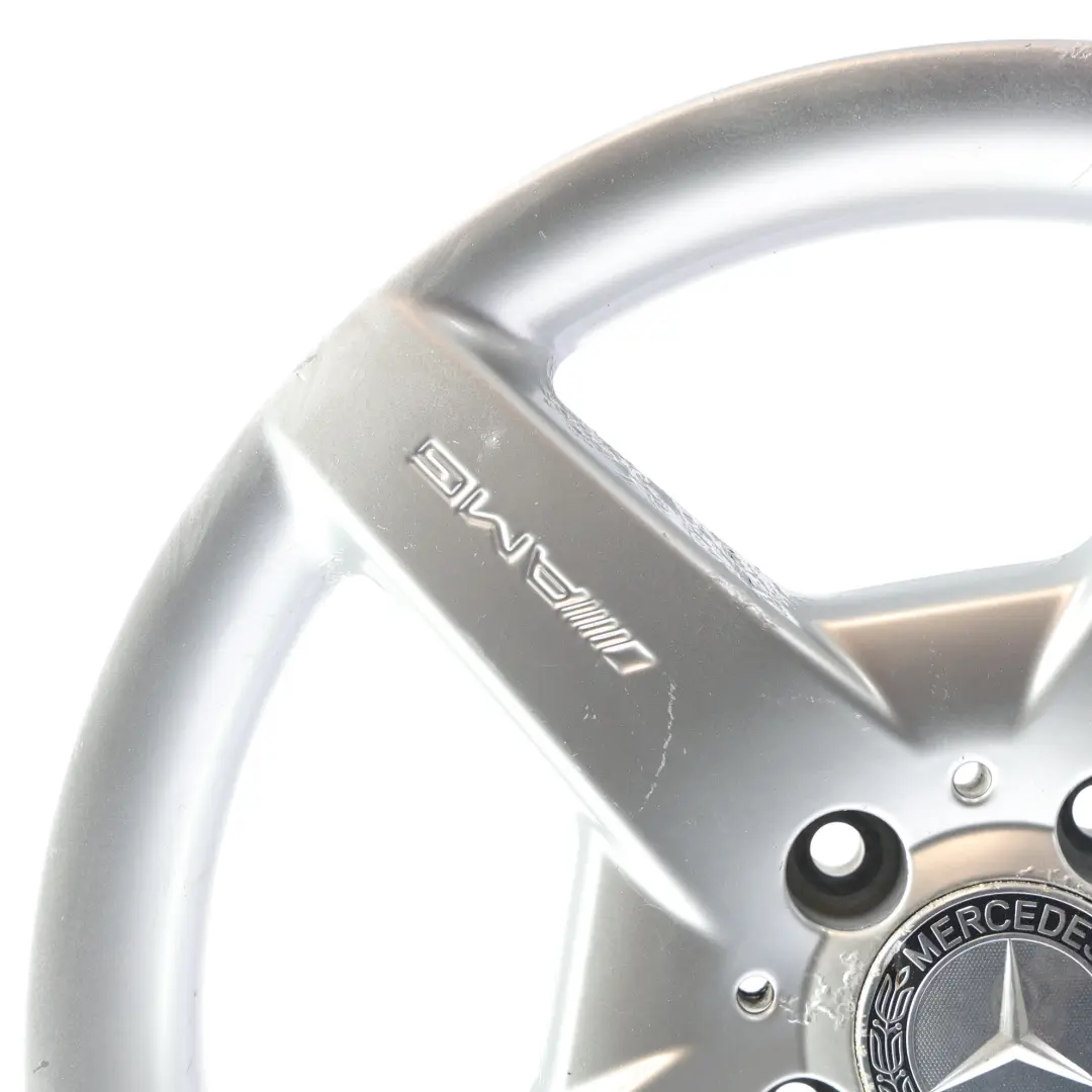 Mercedes W203 Rear Wheel RIm Alloy Silver 17" 8,5J ET:34 5 Spoke - SKU A2034014602-2 - Part number A2034014602