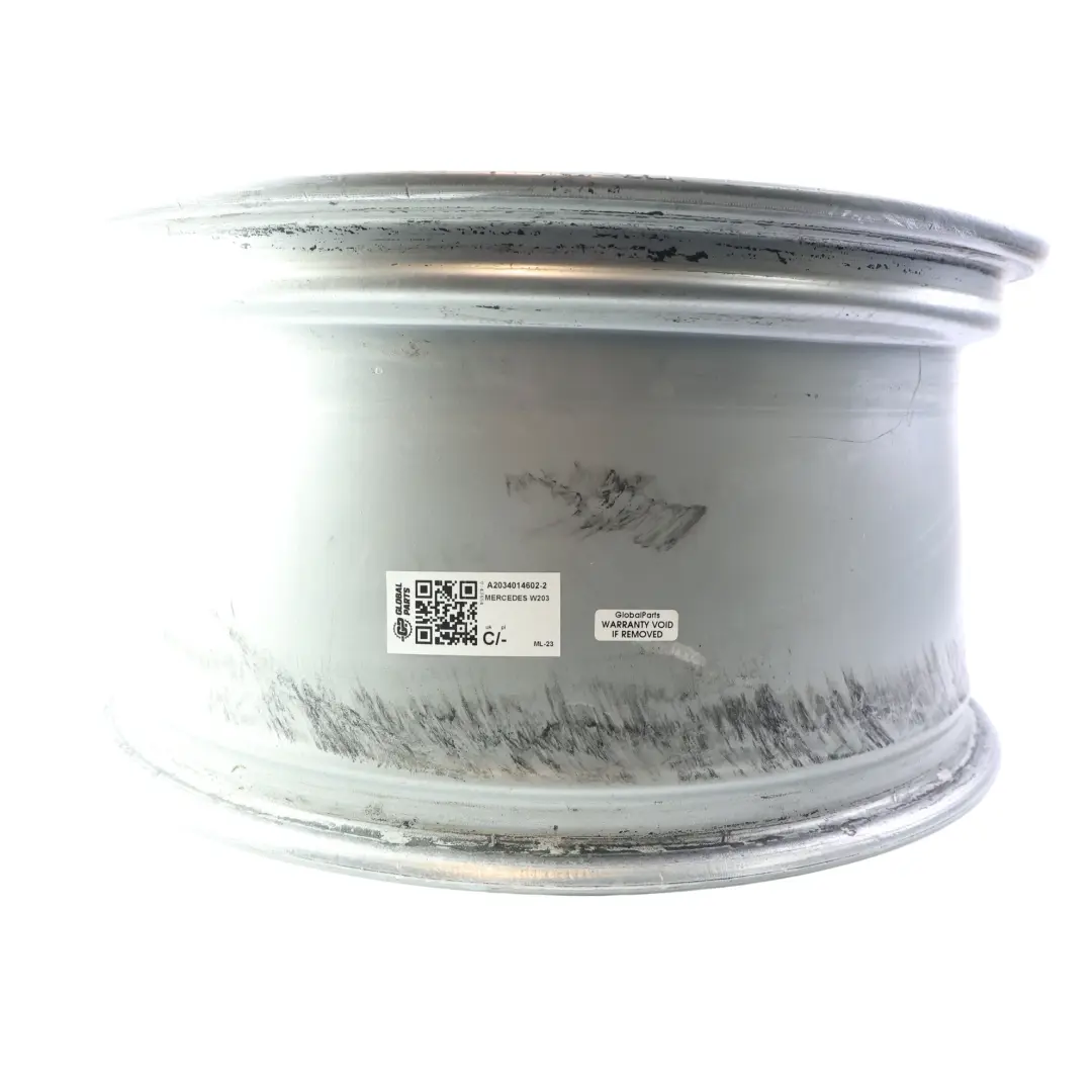 Mercedes W203 Rear Wheel RIm Alloy Silver 17" 8,5J ET:34 5 Spoke - SKU A2034014602-2 - Part number A2034014602