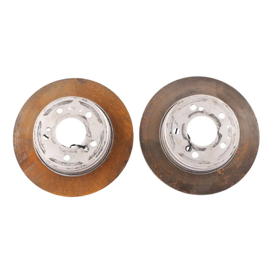 Brake Disc Rotor SET Left Right N/O/S to Mercedes CL203 C209 W210 Rear with Part number A2034230112 Mercedes CL203 C209 W210 Rear Brake Disc Rotor SET Left Right N/O/S - SKU A2034230112 - Part number A2034230112