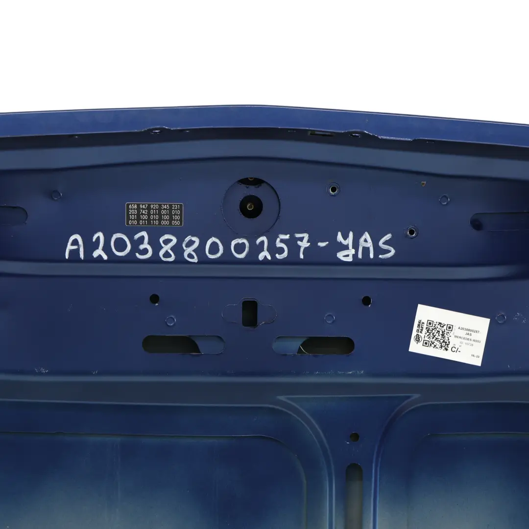 Mercedes W203 Maska Silnika Jaspis Blue - 345 - SKU A2038800257-JAS - Numer Części A2038800257