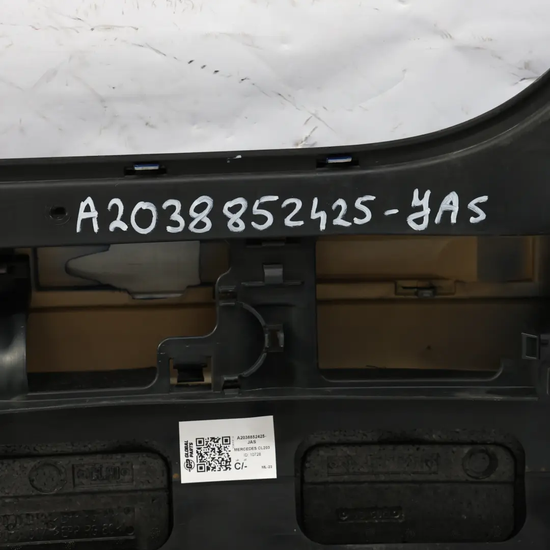 Mercedes CL203 Zderzak Tylny AMG Jaspisblau Niebieski Metalik 345 - SKU A2038852425-JAS - Numer Części A2038852425