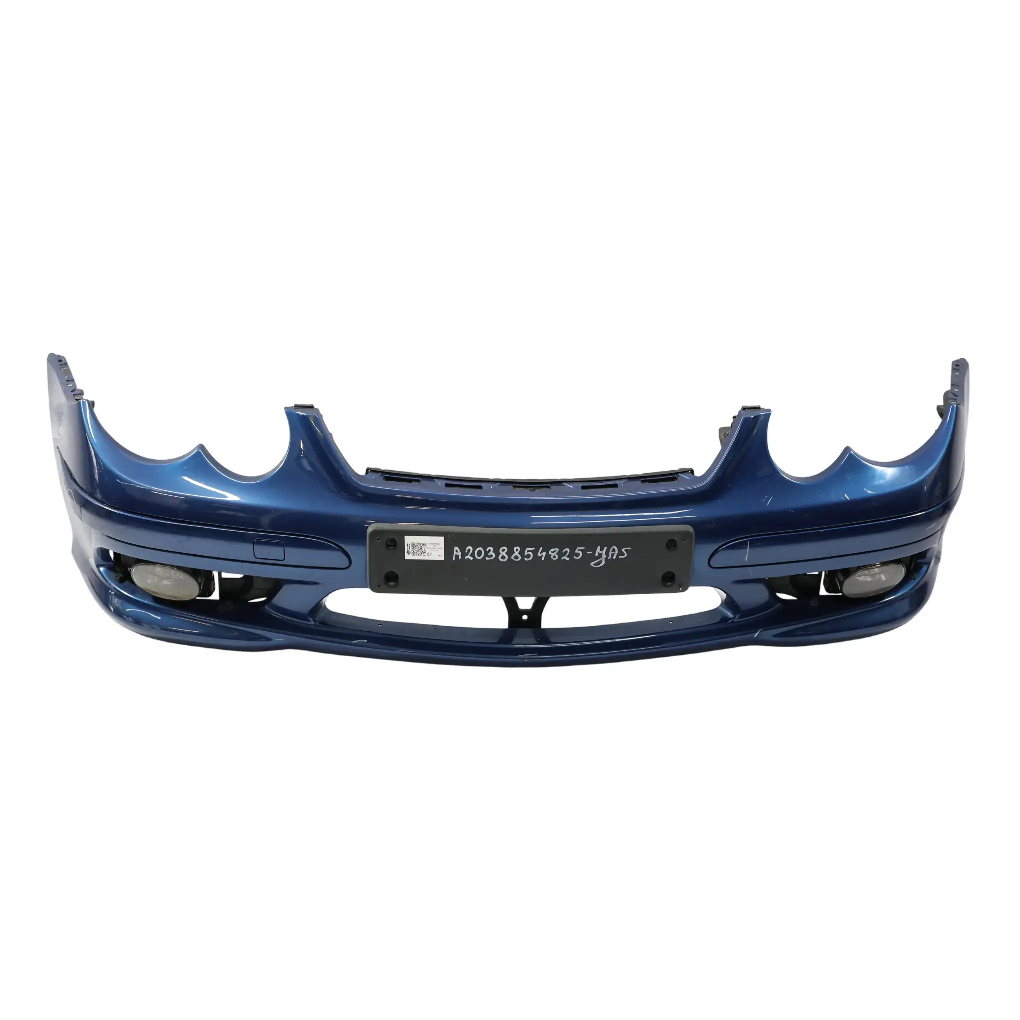 Mercedes CL203 Front Bumper AMG Trim Panel Covering Jaspis Blue Metallic - 345