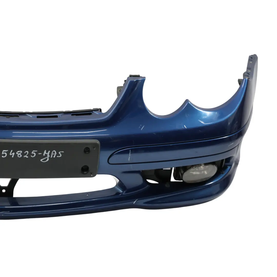 Mercedes CL203 Front Bumper AMG Trim Panel Covering Jaspis Blue Metallic - 345 - SKU A2038854825-JAS - Part number A2038854825