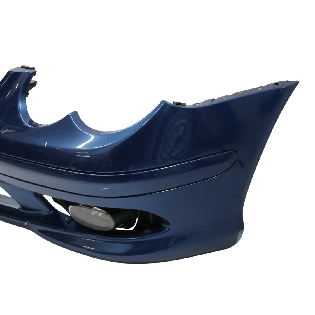 Mercedes CL203 Front Bumper AMG Trim Panel Covering Jaspis Blue Metallic - 345 - SKU A2038854825-JAS - Part number A2038854825