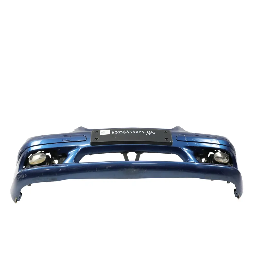 Mercedes CL203 Front Bumper AMG Trim Panel Covering Jaspis Blue Metallic - 345 - SKU A2038854825-JAS - Part number A2038854825