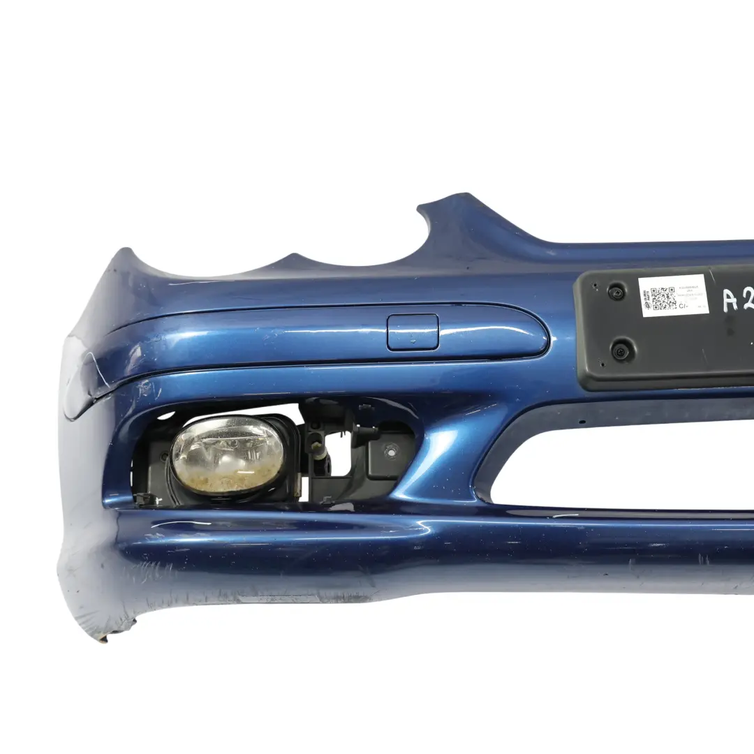 Mercedes CL203 Front Bumper AMG Trim Panel Covering Jaspis Blue Metallic - 345 - SKU A2038854825-JAS - Part number A2038854825