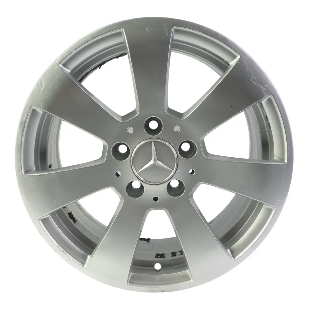 Mercedes W204 Metall Felge Silber 7-Loch Leicht 16" ET:43 7J - SKU A2044011102-1 - Teilenummer A2044011102