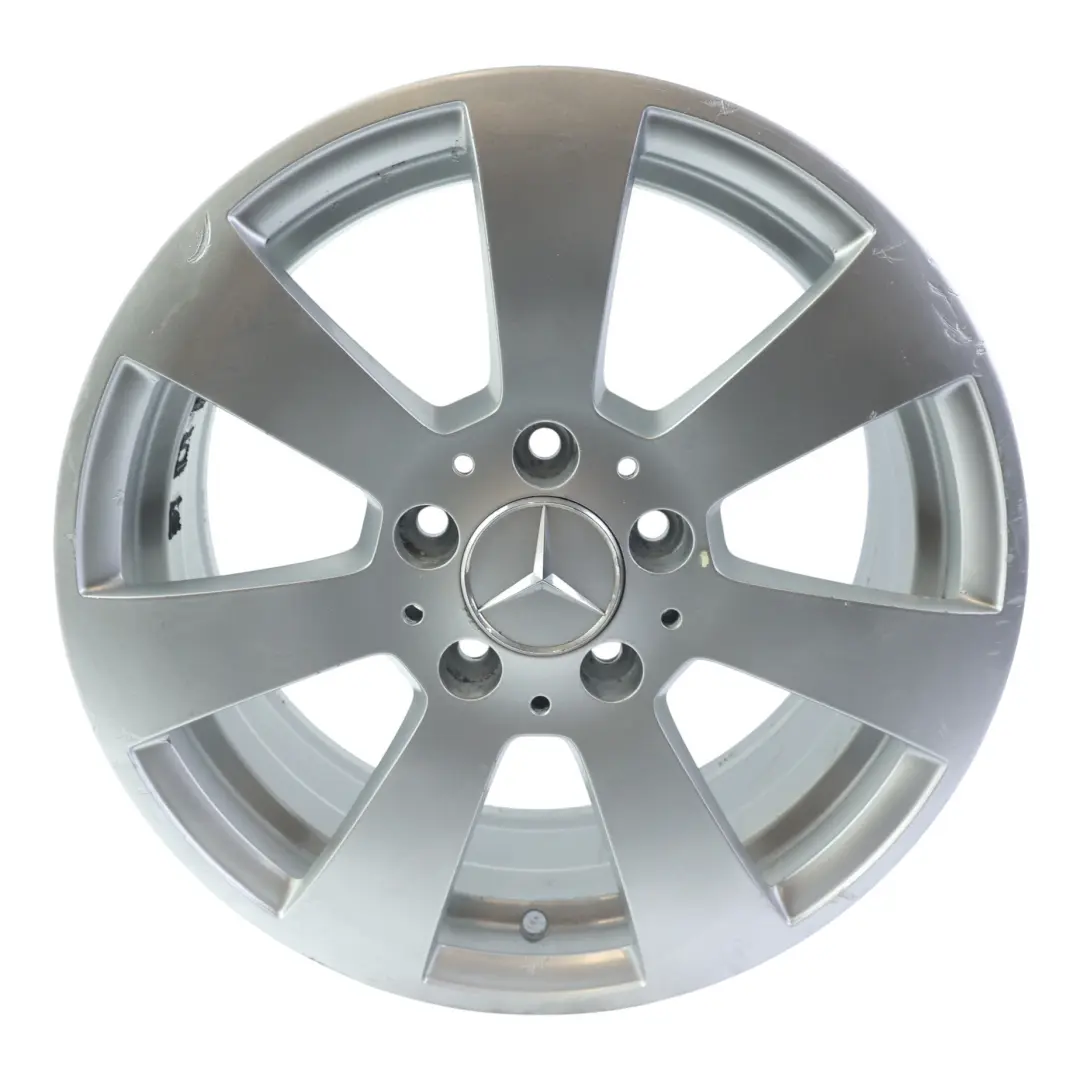 Mercedes W204 Argent 7 Trou Jante En Alliage 16" ET:43 7J - SKU A2044011102-2 - Numéro de pièce A2044011102