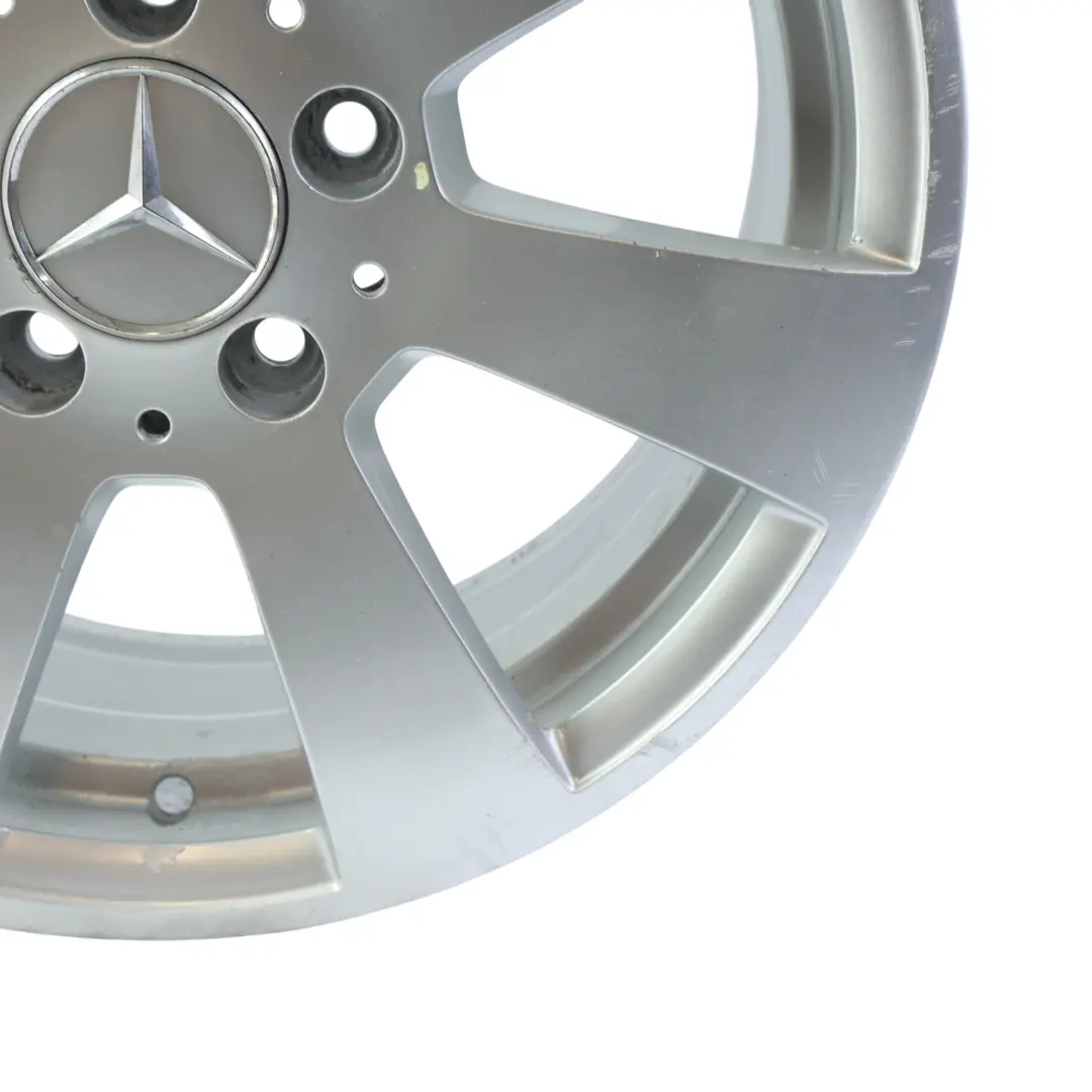 Mercedes W204 Argento 7 Fori Cerchio In Lega 16" ET:43 7J - SKU A2044011102-2 - Numero di parte A2044011102