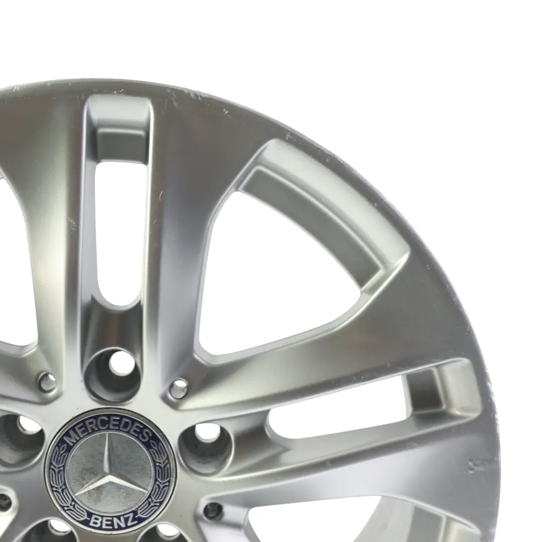 Mercedes W204 Alloy Wheel Rim 16" ET:43 7J 5 Double Spoke - SKU A2044017202-2 - Part number A2044017202