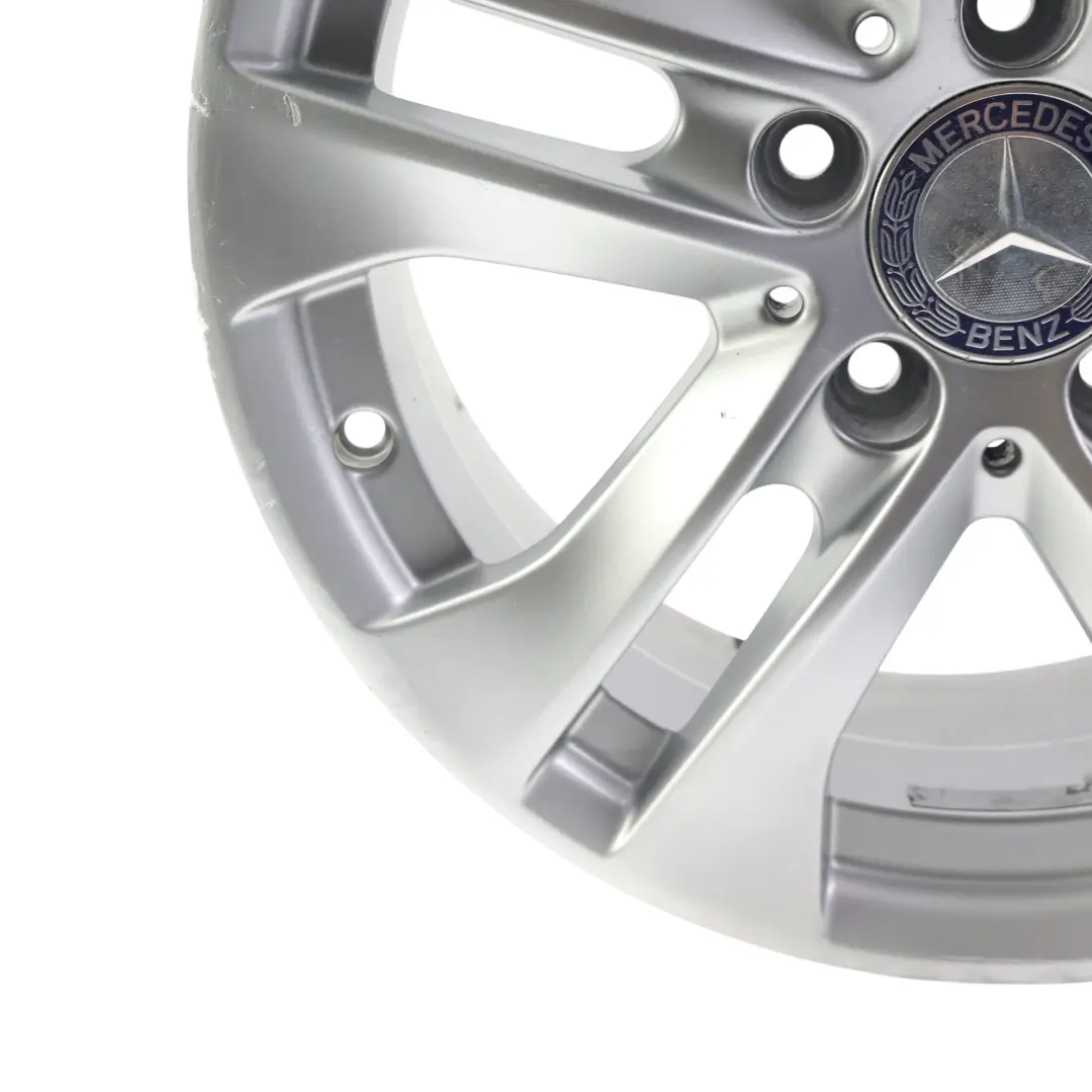 Mercedes W204 Alloy Wheel Rim 16" ET:43 7J 5 Double Spoke - SKU A2044017202-2 - Part number A2044017202