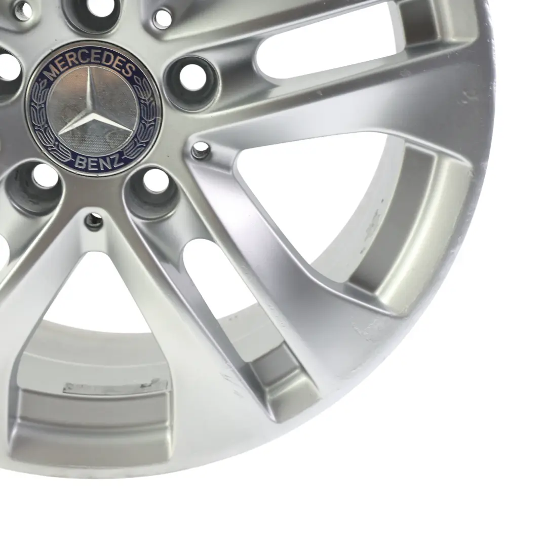 Alloy Wheel Rim 16" ET:43 7J 5 Double Spoke to Mercedes W204 with Part number A2044017202 Mercedes W204 Alloy Wheel Rim 16" ET:43 7J 5 Double Spoke - SKU A2044017202-2 - Part number A2044017202