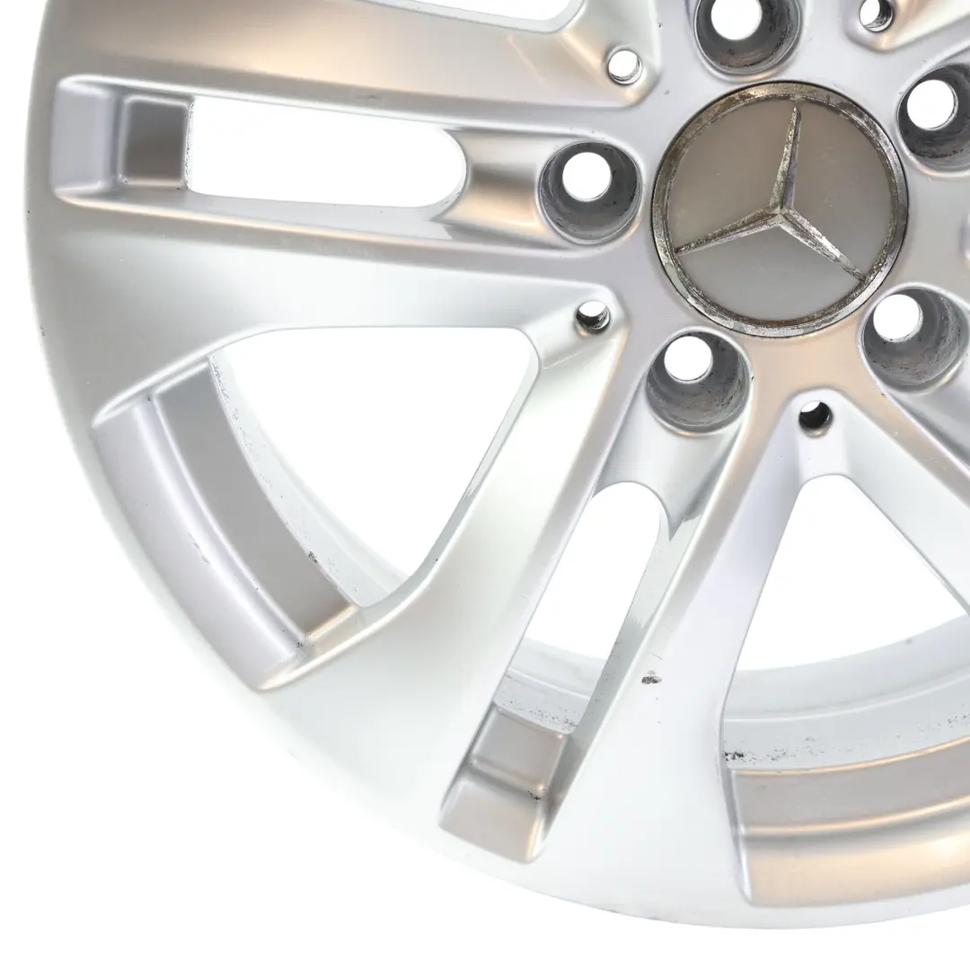 Mercedes W204 Srebrna Felga Aluminiowa 16" ET:43 7J - SKU A2044017202-4 - Numer Części A2044017202