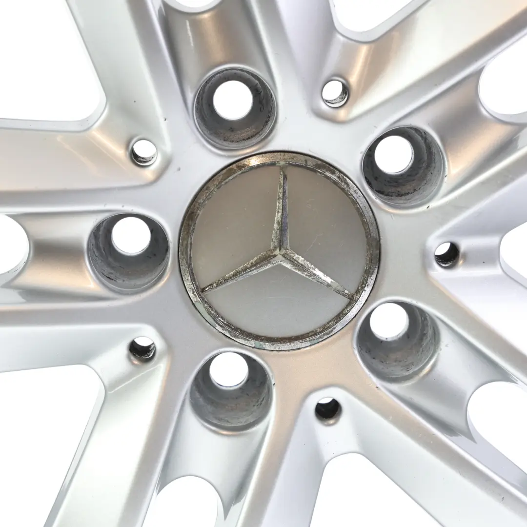 Mercedes W204 Srebrna Felga Aluminiowa 16" ET:43 7J - SKU A2044017202-4 - Numer Części A2044017202