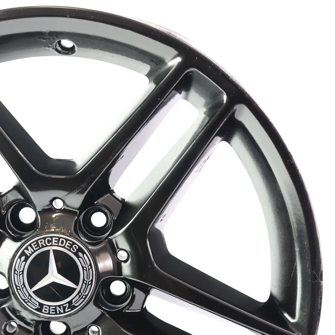 Mercedes W204 AMG Felga Aluminiowa Czarna 17" 7.5J ET:47 - SKU A2044019602-5 - Numer Części A2044019602