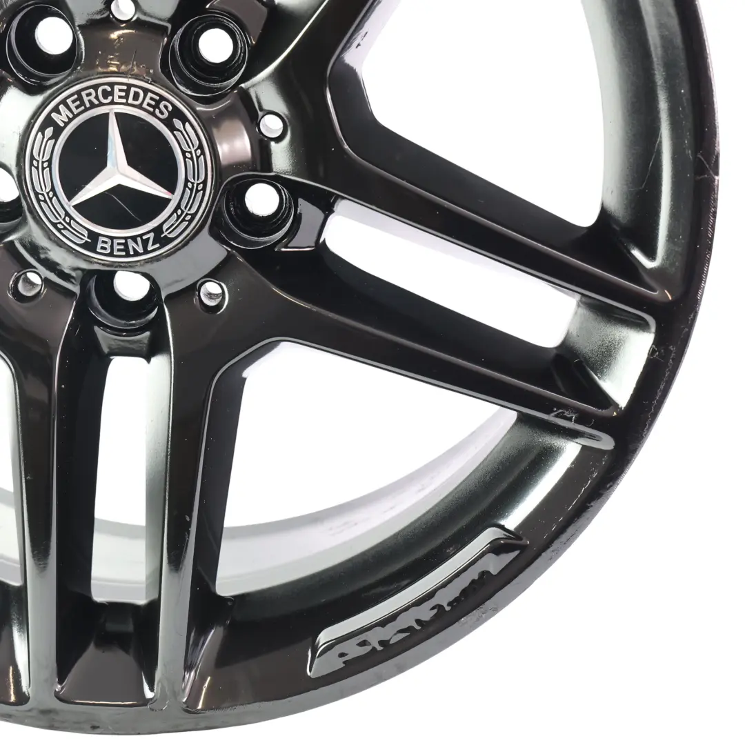 Mercedes W204 AMG Felga Aluminiowa Czarna 17" 7.5J ET:47 - SKU A2044019602-5 - Numer Części A2044019602