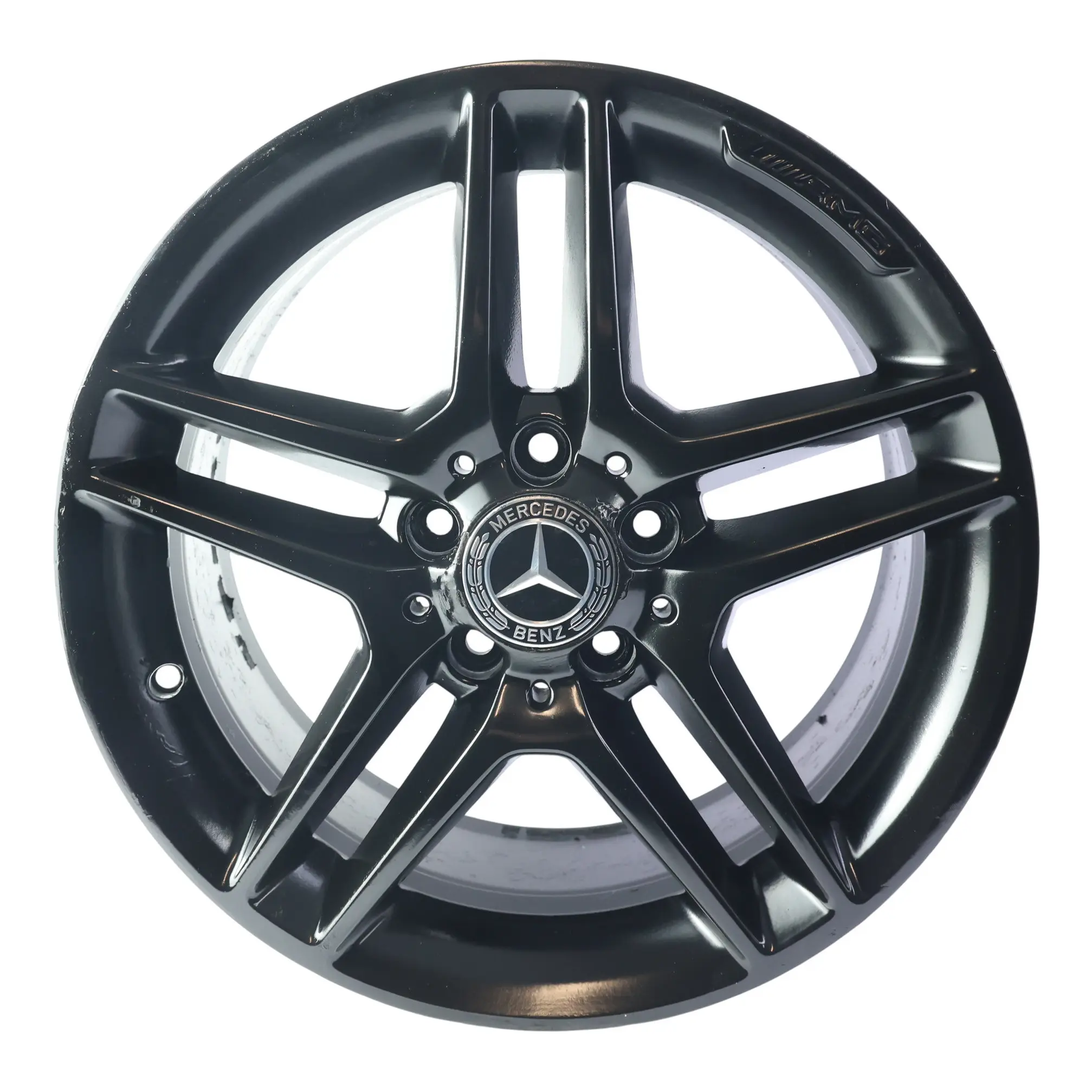 Mercedes W204 AMG Wheel Rim Alloy Black 17" 7.5J ET:47 A2044019602