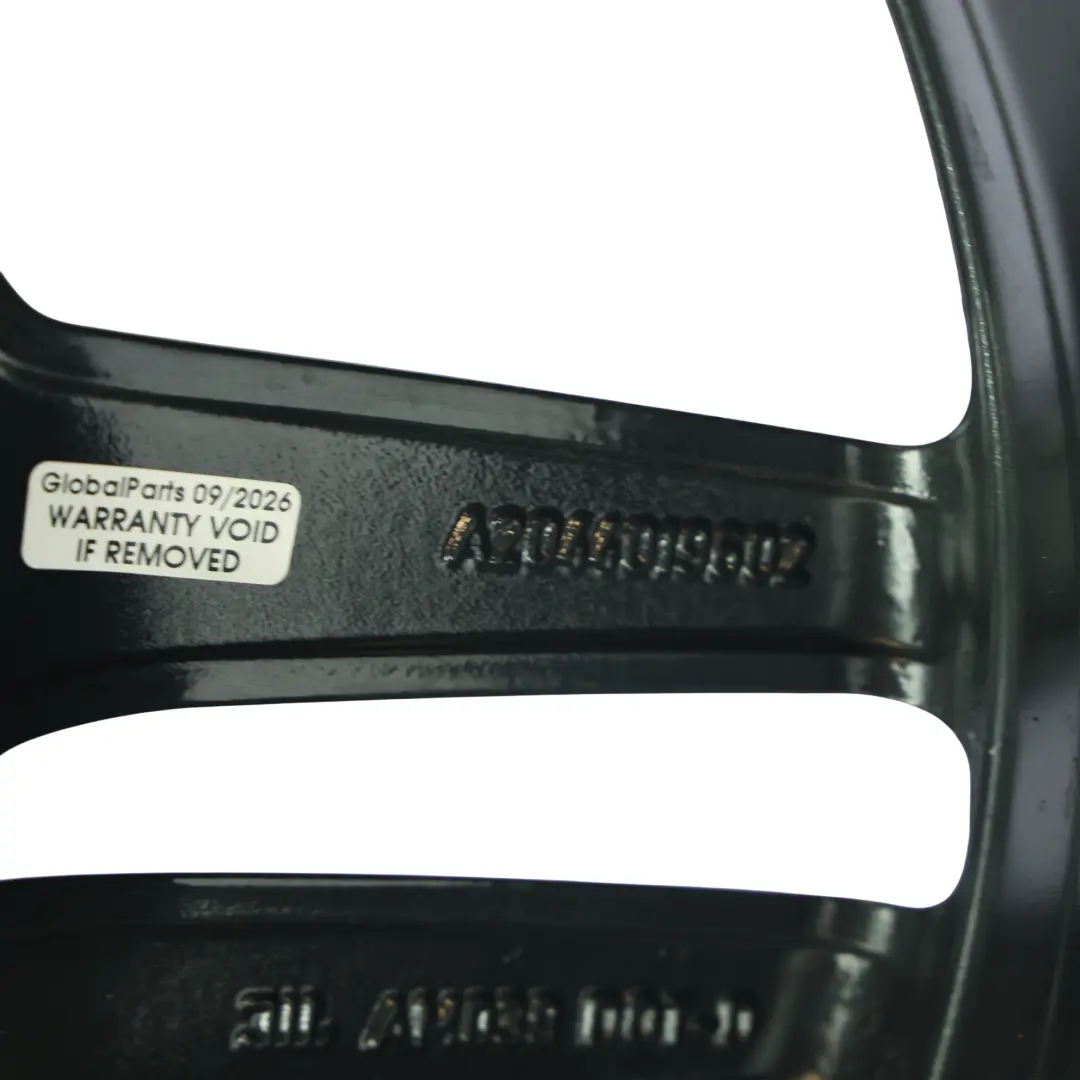 Rim Alloy Black 17" 7.5J ET:47 to Mercedes W204 AMG Wheel with Part number A2044019602 Mercedes W204 AMG Wheel Rim Alloy Black 17" 7.5J ET:47 - SKU A2044019602-6 - Part number A2044019602