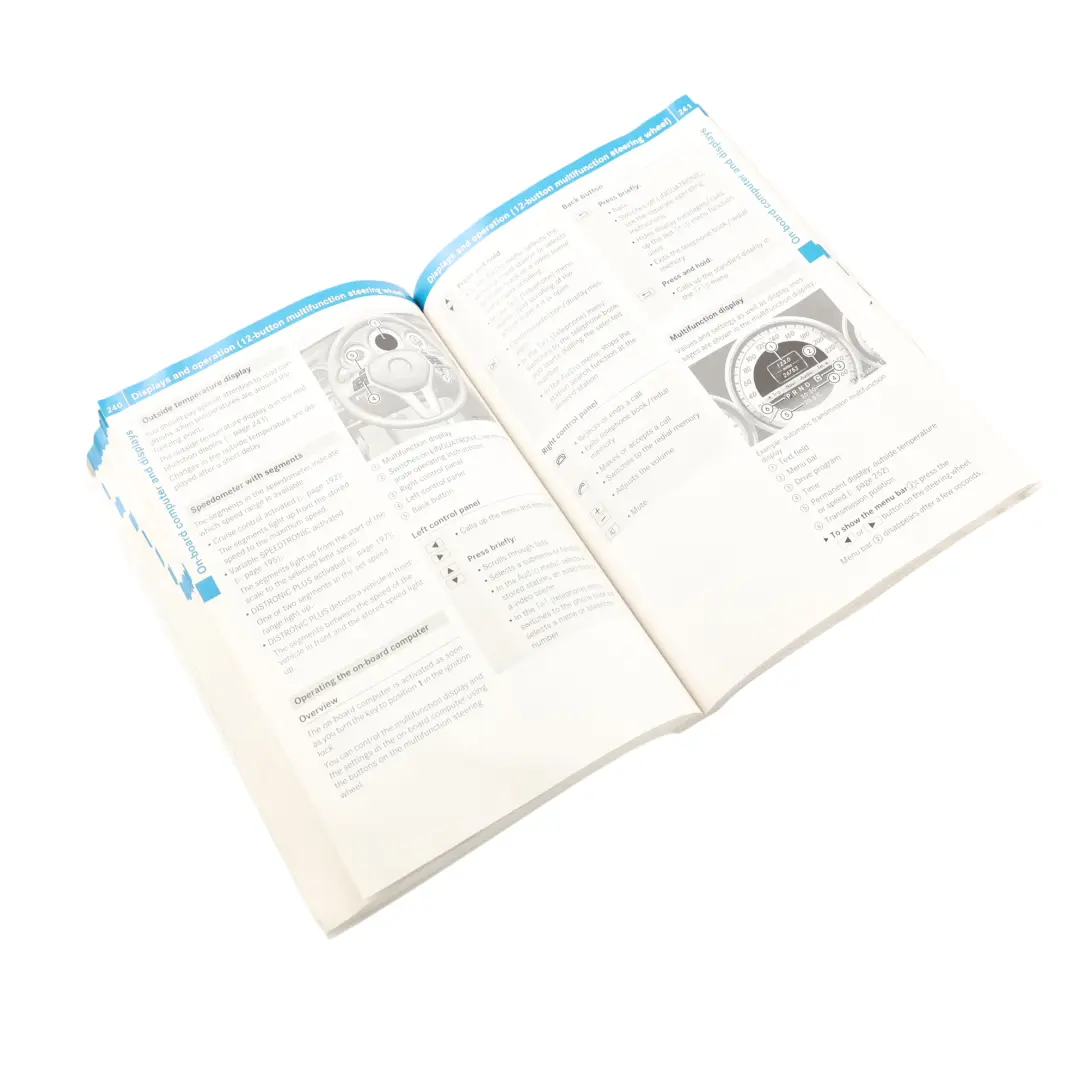 Mercedes W204 Owner's Handbook Booklet Pouch Wallet Set - SKU A2045843283-1 - Part number A2045843283