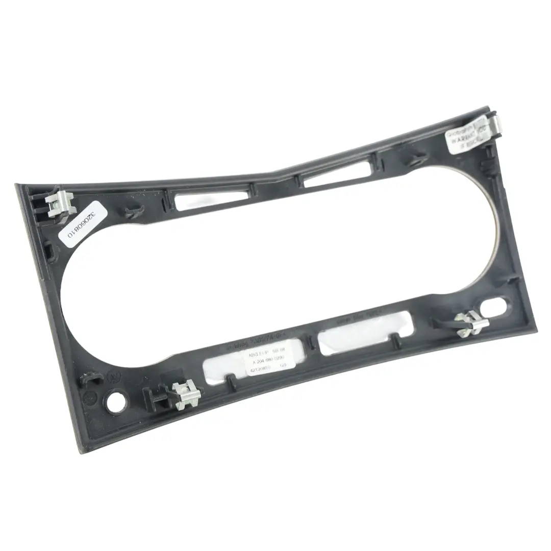 Heater Climate Control Cover Trim Panel Frame Wood to Mercedes W204 with Part number A2046800290 Mercedes W204 Heater Climate Control Cover Trim Panel Frame Wood - SKU A2046800290-1 - Part number A2046800290