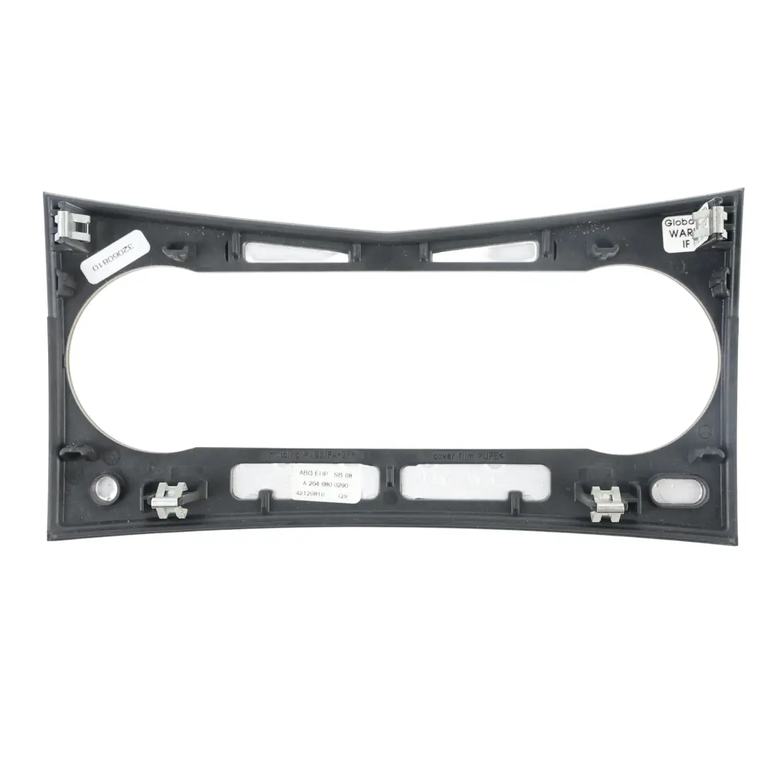 Mercedes W204 Heater Climate Control Cover Trim Panel Frame Wood - SKU A2046800290-1 - Part number A2046800290