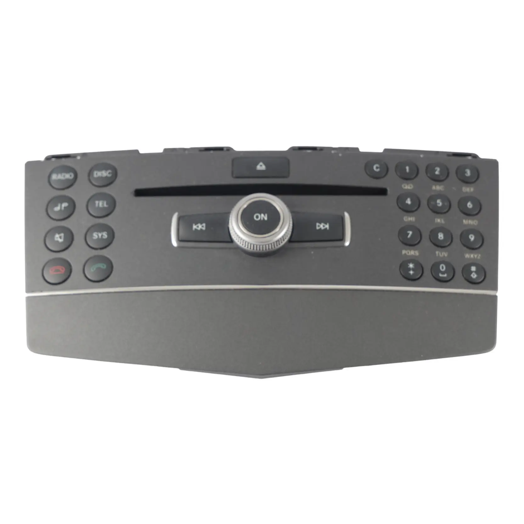 Mercedes W204 Copertura Pannello Autoradio Stereo Lettore CD A2046802489