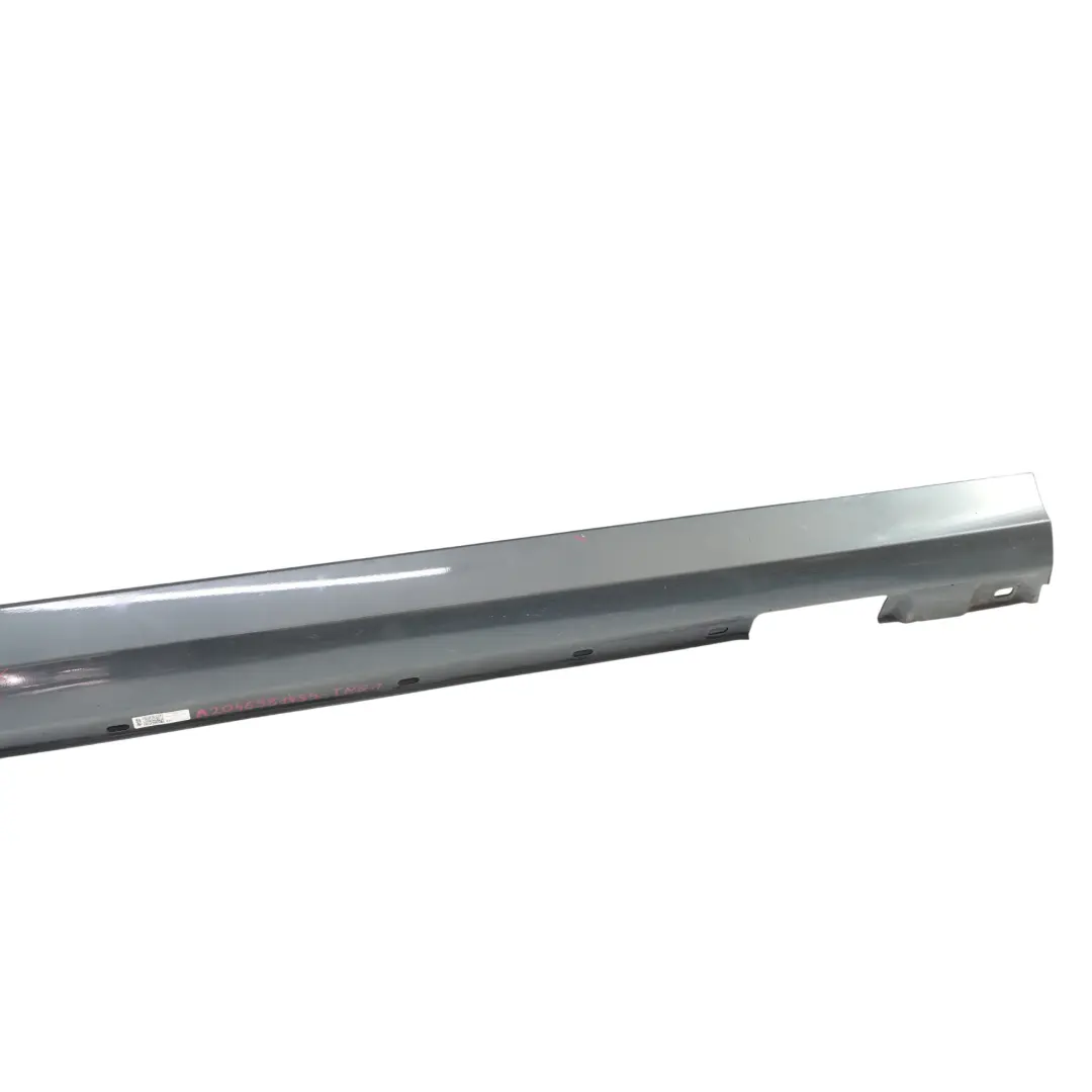 Side Skirt Door Sill Cover Right O/S Tenorite Grey Metallic - 755 to Mercedes W204 with Part number A2046981454 Mercedes W204 Side Skirt Door Sill Cover Right O/S Tenorite Grey Metallic - 755 - SKU A2046981454-TNG1 - Part number A2046981454